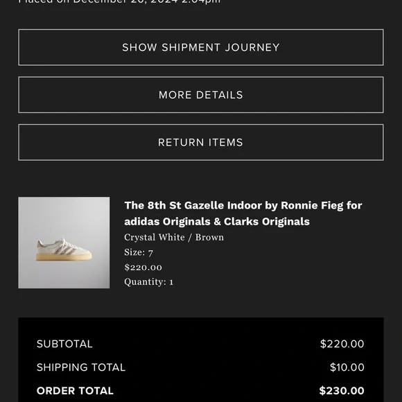 The 8th St Gazelle Indoor by Ronnie Fieg for adidas Originals & Clarks Originals - Picture 9 of 9